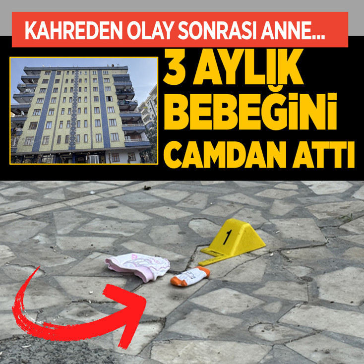 Diyarbakır'da korkunç olay! Annesinin 4. kattan attığı bebek hayatını kaybetti