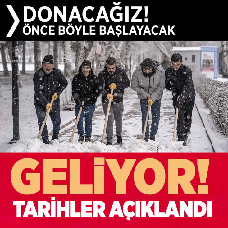 Tarih belli oldu! İstanbul'a kar geliyor, sıcaklık 8 derece birden düşüyor