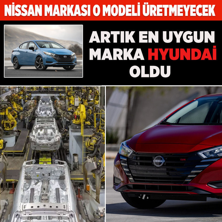 Dev markadan otomobil severlere kötü haber! Nissan Versa'nın üretimini durduruyor