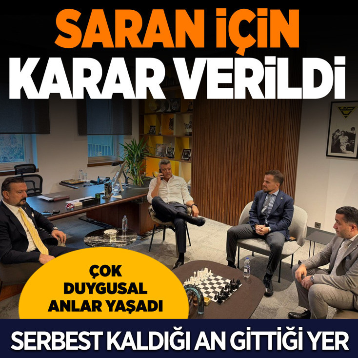 Gözaltındaki Sadettin Saran'la ilgili flaş karar! Adli kontrol şartıyla serbest bırakıldı