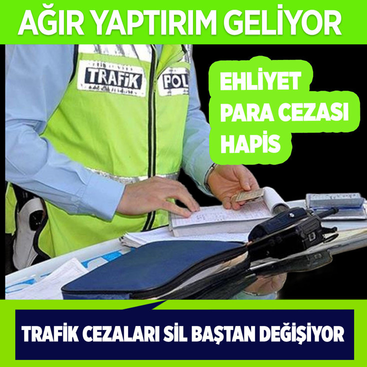Sürücüler dikkat! Trafik kural ihlaline ağır yaptırımlar geliyor