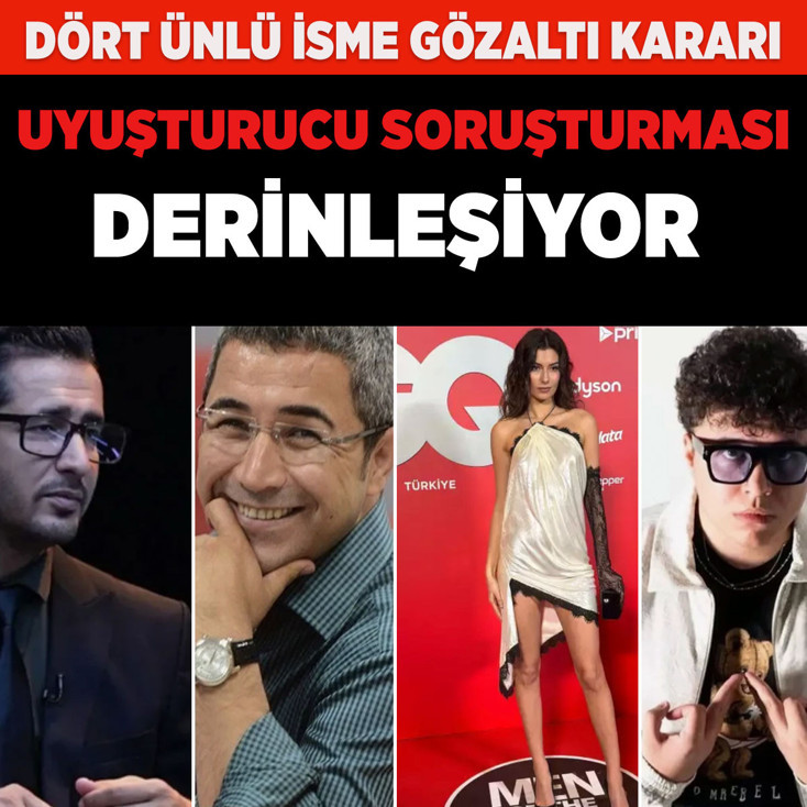 Ünlülere uyuşturucu soruşturmasında flaş gelişme! Veyis Ateş ve Taner Çağlı gözaltına alındı