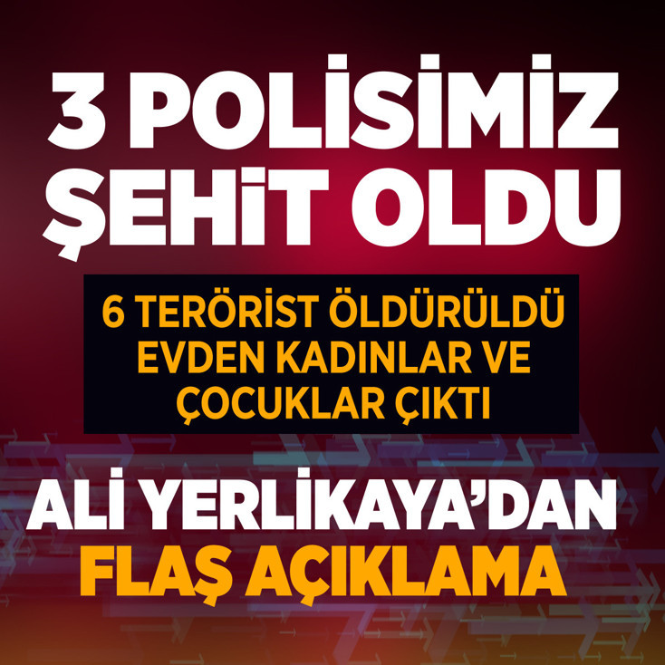 Yalova'da DEAŞ operasyonunda acı haber 3 polis şehit oldu