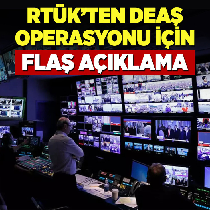 RTÜK'ten, Yalova'daki DEAŞ operasyonuna ilişkin açıklama
