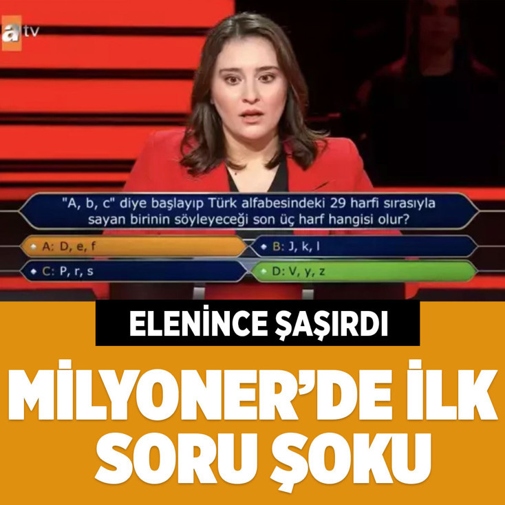 Kim Milyoner Olmak İster'de yarışmacıya büyük şok! İlk soruda elendi