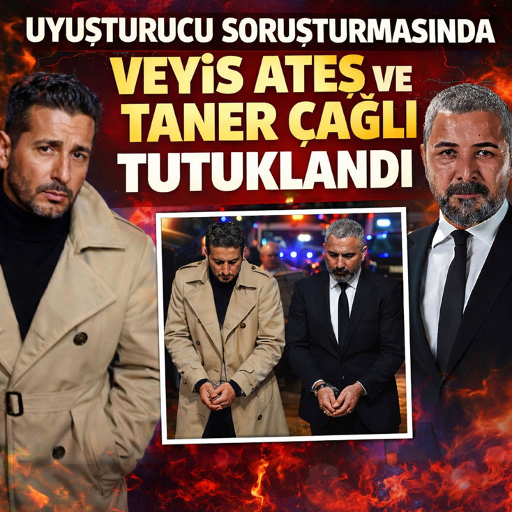 Uyuşturucu soruşturmasında Veyis Ateş ve Taner Çağlı tutuklandı