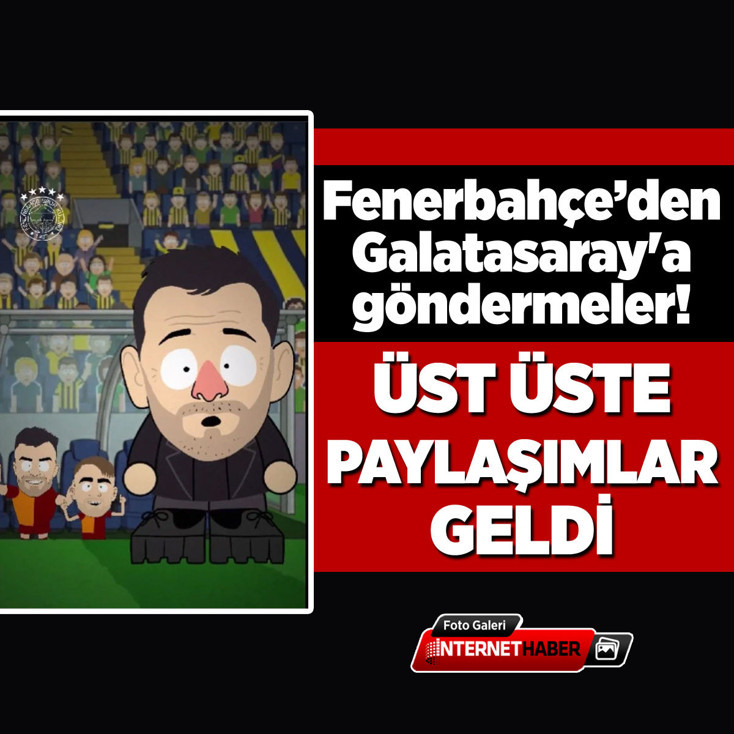 Fenerbahçe'den Süper Kupa'nın ardından Galatasaray'a göndermeler!
