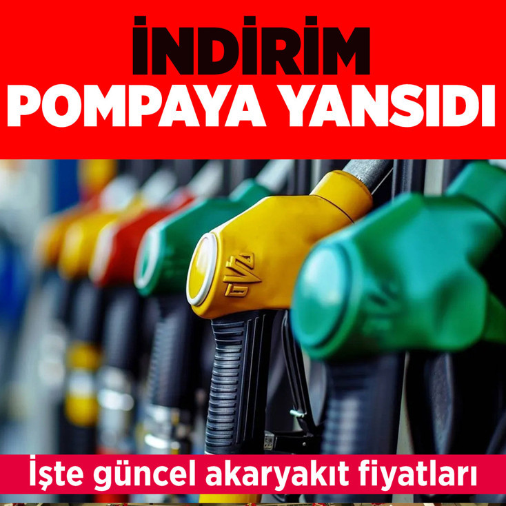 Motorine indirim pompaya yansıdı! İşte güncel akaryakıt fiyatları