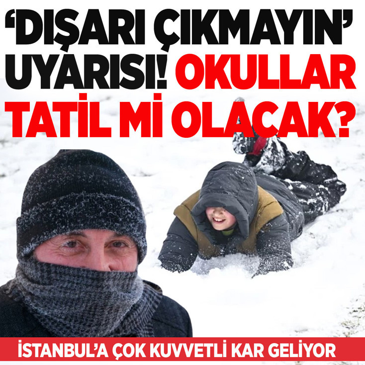 Okullar tatil edilecek mi? Orhan Şen, 'İstanbul'da kar yağışı' için tarih verdi! "Dışarı çıkmayın" diyerek uyardı
