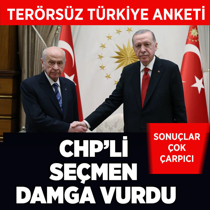 Terörsüz Türkiye anketinde çarpıcı sonuç! CHP'li seçmen ankete damga vurdu