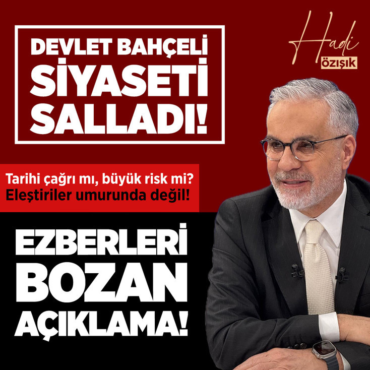 Eleştiriler umurunda değil! Devlet Bahçeli kararlılığını ilan etti!