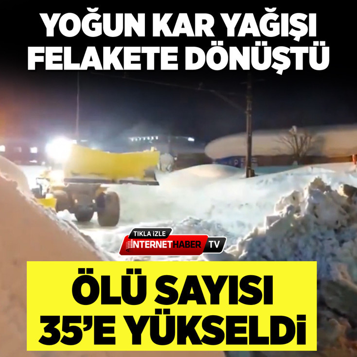 Japonya’da kar felaketi: Ölü sayısı 35’e çıktı