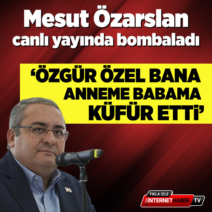 Mesut Özarslan'dan istifa sonrası Özgür Özel ile ilgili şok iddialar