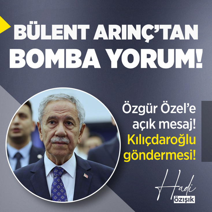 Siyaseti sallayan sözler! Bülent Arınç’tan Özgür Özel’e Kılıçdaroğlu mesajı!