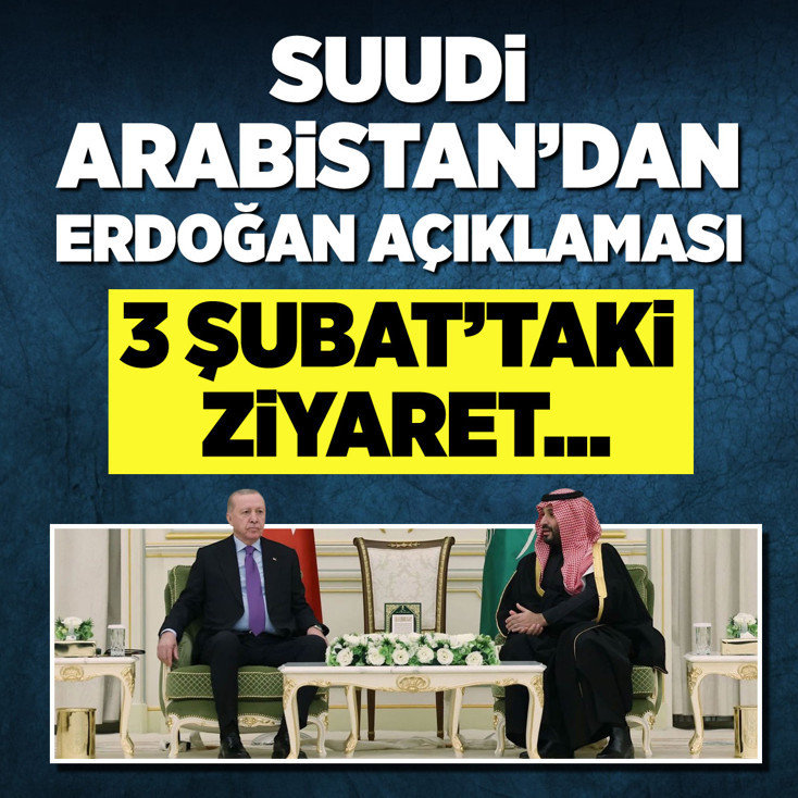 Suudi Arabistan'dan Erdoğan açıklaması