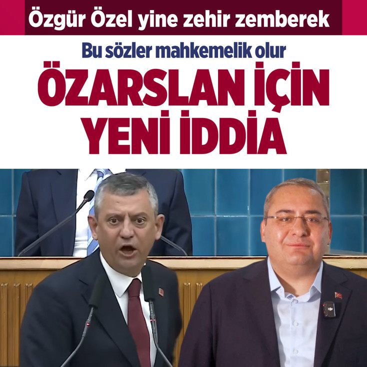 Özgür Özel ağzına geleni saydı "bozuk tohum" dediği Mesut Özarslan için yeni iddia