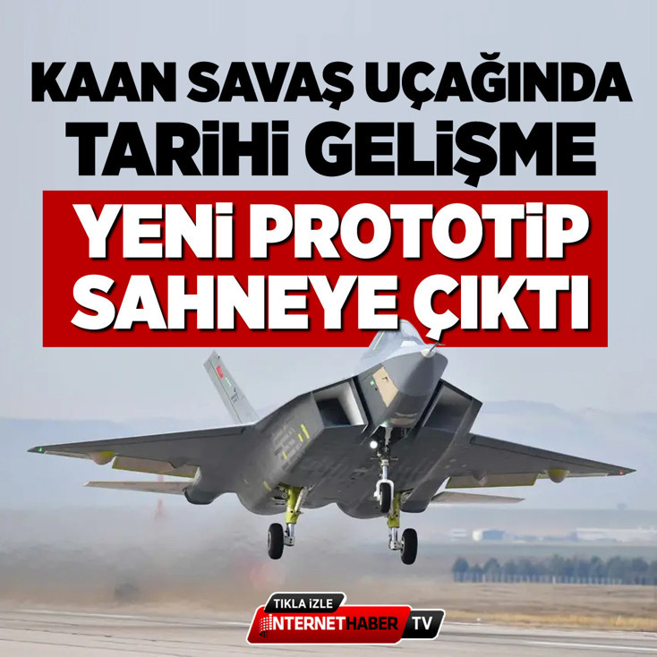 KAAN savaş uçağının yeni prototip sahneye çıktı