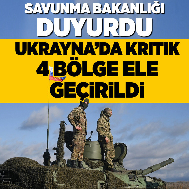 Rusya, Ukrayna'da kritik 4 bölge ele geçirildi