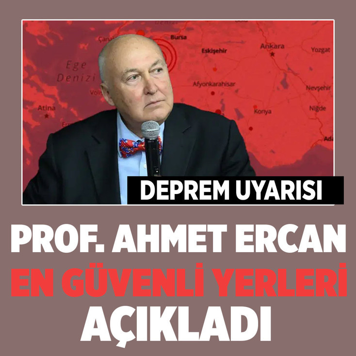 Prof. Dr. Övgün Ahmet Ercan'dan Türkiye'nin ve dünyanın depreme karşı en güvenli yerleri
