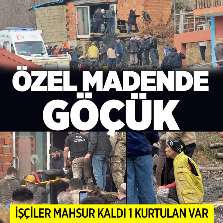 Zonguldak'tan son dakika! Maden ocağında göçük oldu işçiler mahsur kaldı