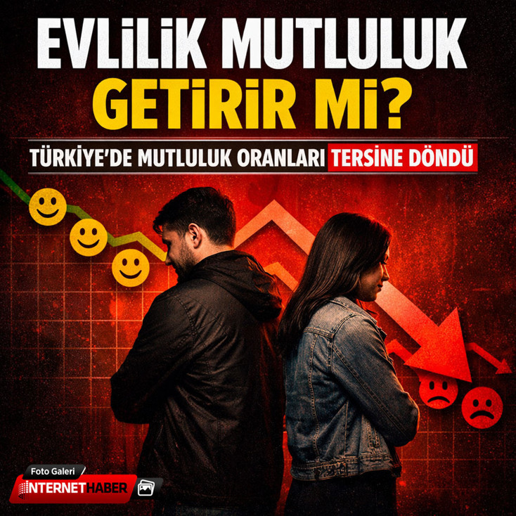 Evlilik mutluluk getirir mi? Türkiye'de mutluluk oranları tersine döndü