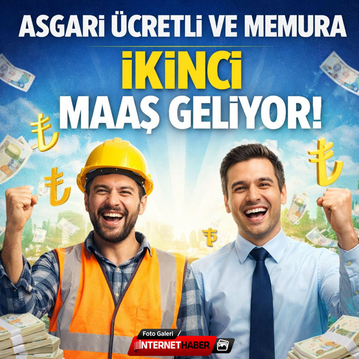 Asgari ücretli ve memura ikinci maaş geliyor! Detaylar belli oldu