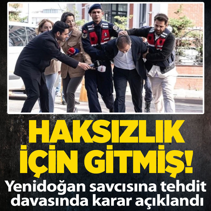Yenidoğan çetesi soruşturmasını yürüten Savcıya ölüm tehdidinde karar!
