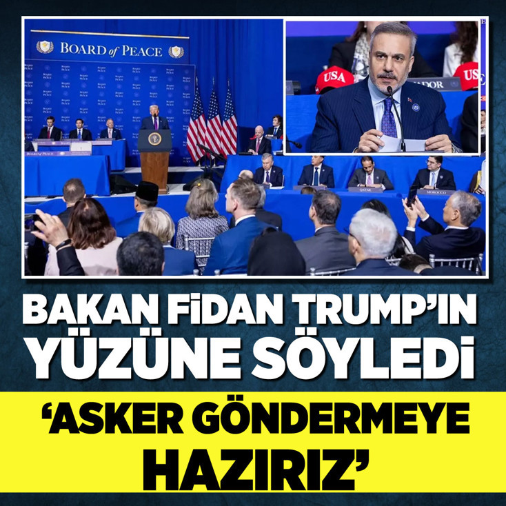Bakan Fidan Trump'ın yüzüne söyledi: Gazze'ye asker göndermeye hazırız