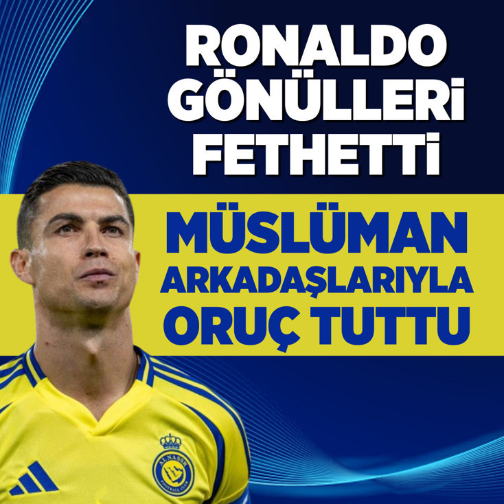 Portekizli yıldız Ronaldo Müslüman takım arkadaşlarıyla oruç tuttu
