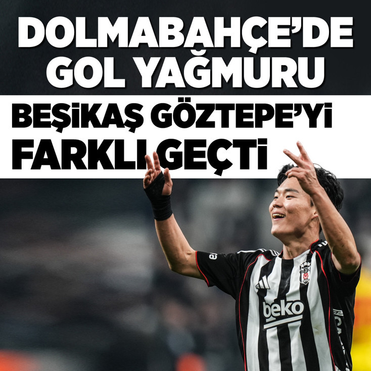 Beşiktaş, Göztepe karşısında şov yaptı: 4-0