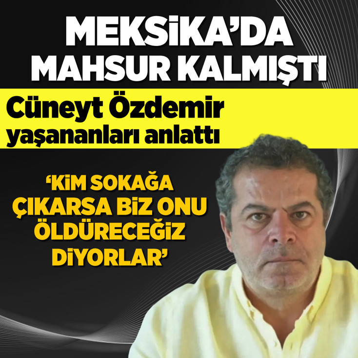 Cüneyt Özdemir: Kim çıkarsa biz onu öldüreceğiz diyorlar