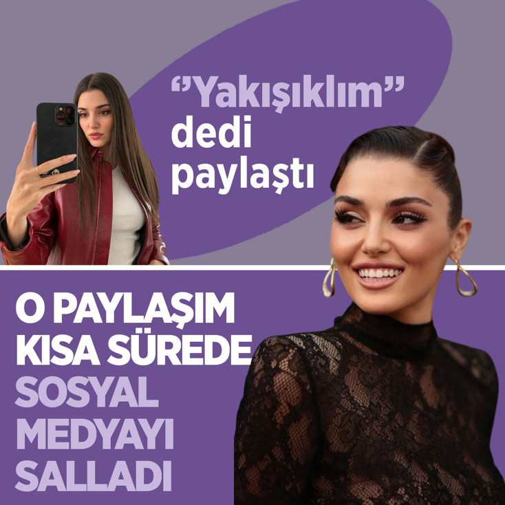 Hande Erçel'den yürek ısıtan paylaşım! ''Yakışıklım'' notu kısa sürede sosyal medyayı salladı