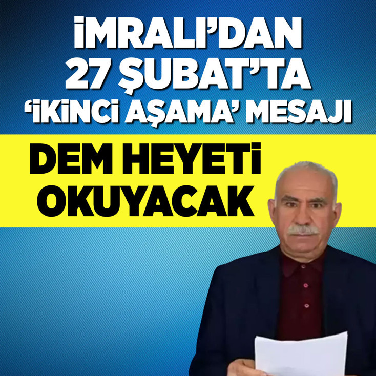 İmralı'dan 27 Şubat'ta 'İkinci aşama' mesajı gelecek