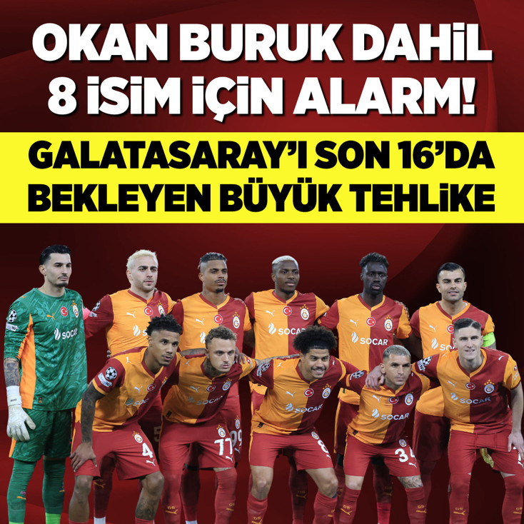 Galatasaray’da son 16 turu öncesi büyük tehlike