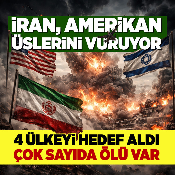 İran, Amerikan üslerini vuruyor! 4 ülkeyi hedef aldı: Çok sayıda ölü var