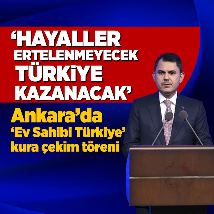 Bakan Kurum: 500 bin sosyal konutumuz bitecek, hayaller ertelenmeyecek, Türkiye kazanacak