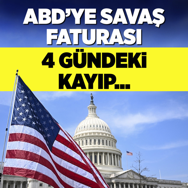 ABD'ye savaş faturası: 4 günde 2 milyar dolar kayıp