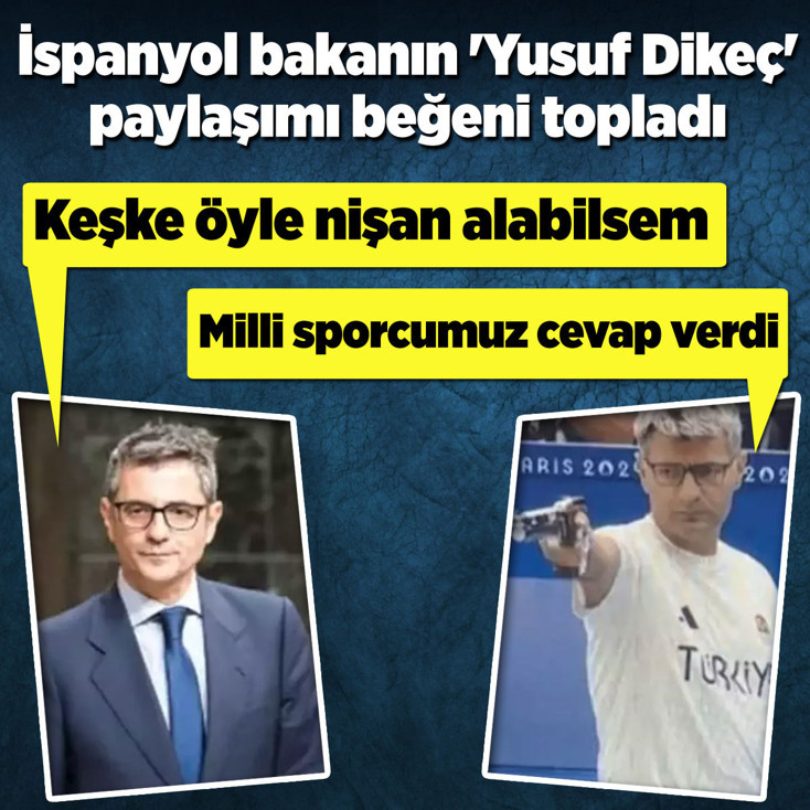 İspanyol bakanın 'Yusuf Dikeç' paylaşımı beğeni topladı: Tıpatıp aynısı!