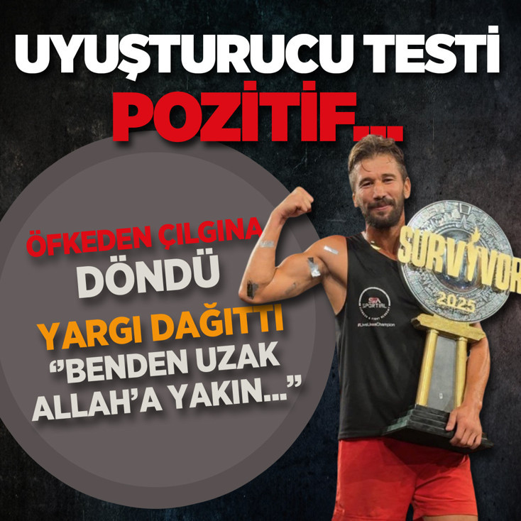 Uyuşturucu test sonucu pozitif çıkan Adem Kılıçcı öfkeden çılgına döndü!