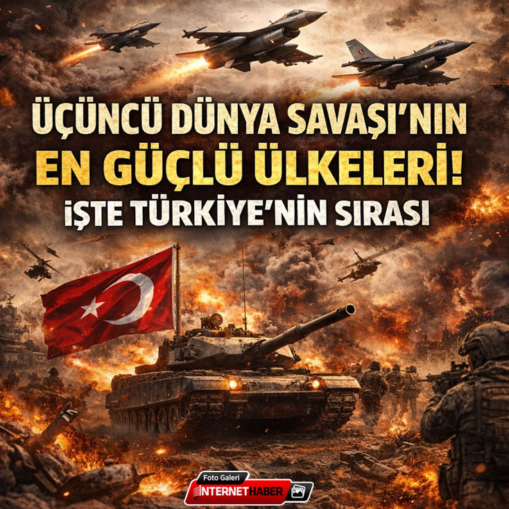 Üçüncü Dünya Savaşı'nın en güçlü ülkeleri! İşte Türkiye'nin sırası!