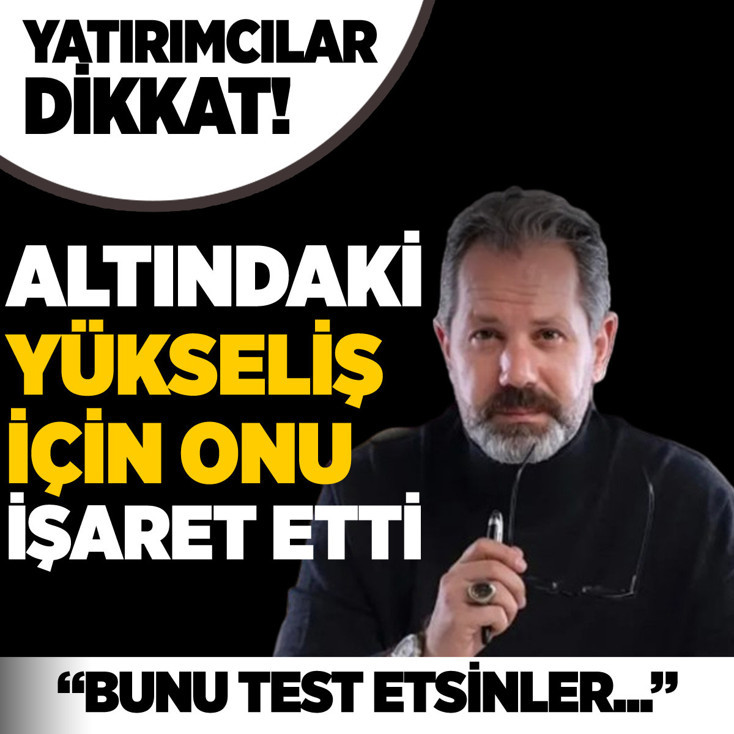 "Yatırımcı riski göze alsın" diyen İslam Memiş'ten altın ve gümüş için olay açıklama