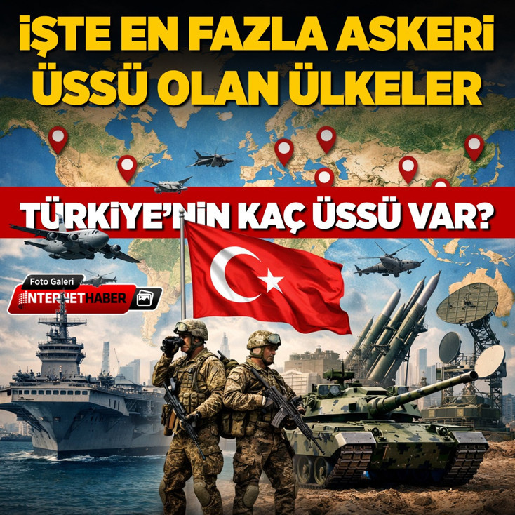 İşte en fazla askeri üssü olan ülkeler! Türkiye'nin kaç üssü var?