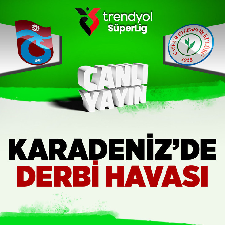 Trabzonspor - Çaykur Rizespor Süper Lig maçı