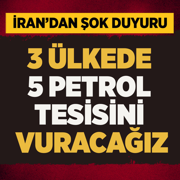 İran vites yükseltti 3 ülkede 5 tesisi vuracağını duyurdu! Dünyayı şok eden duyuru