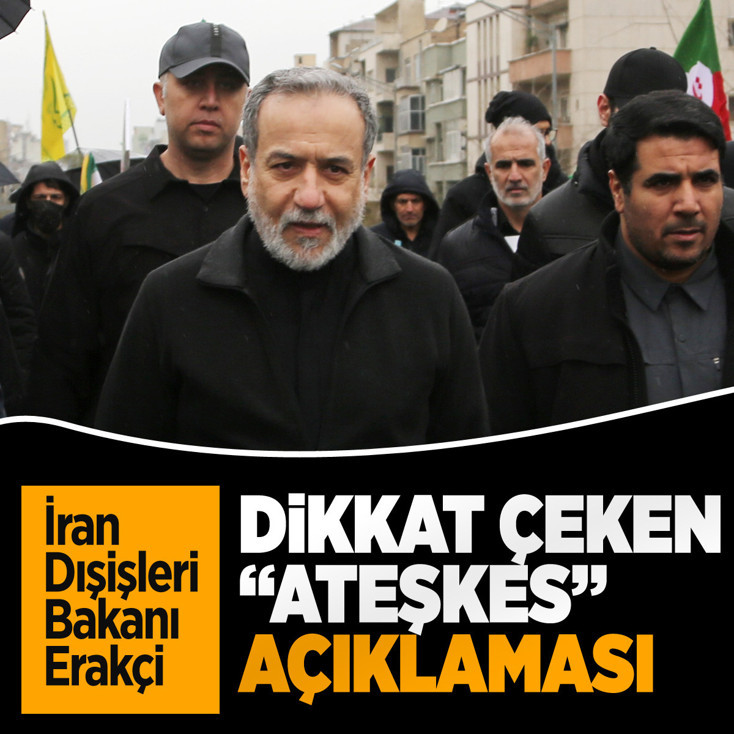 İran Dışişleri Bakanı Erakçi'den çok net "ateşkes" açıklaması