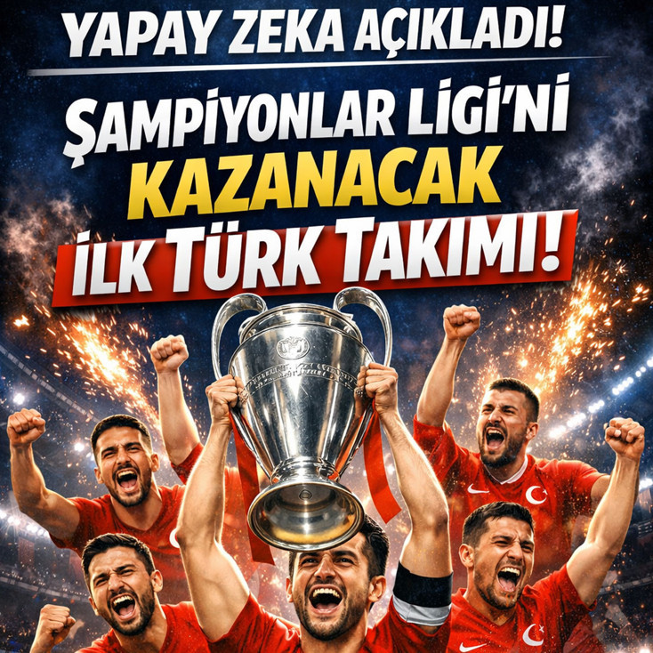 Şampiyonlar Ligi'ni kazanacak ilk Türk takımı belli oldu
