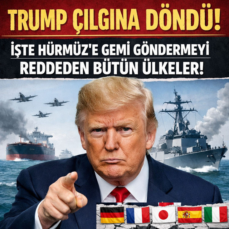 İşte Hürmüz'e gemi göndermeyi reddeden bütün ülkeler!