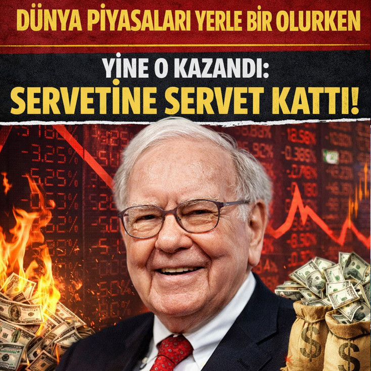 Dünya piyasaları yerle bir olurken yine o kazandı