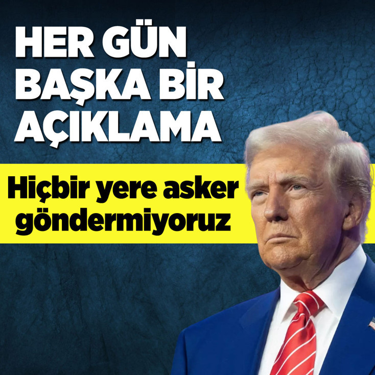 Trump kara harekatına kapıyı kapattı: Hiçbir yere asker göndermiyoruz
