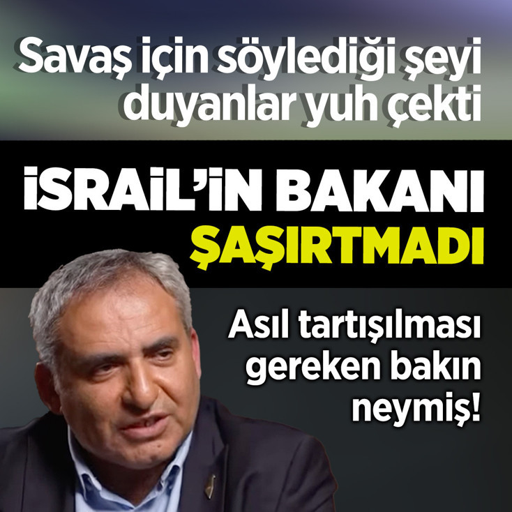 ABD ile İran'a saldıran İsrail'in bakanı şaşırtmadı! Savaş için 'muazzam bir nimet' dedi